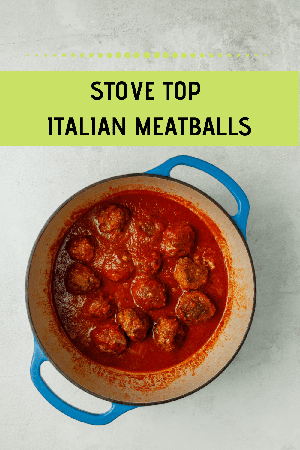 Stove Top Italian Meatballs Smack Of Flavor
