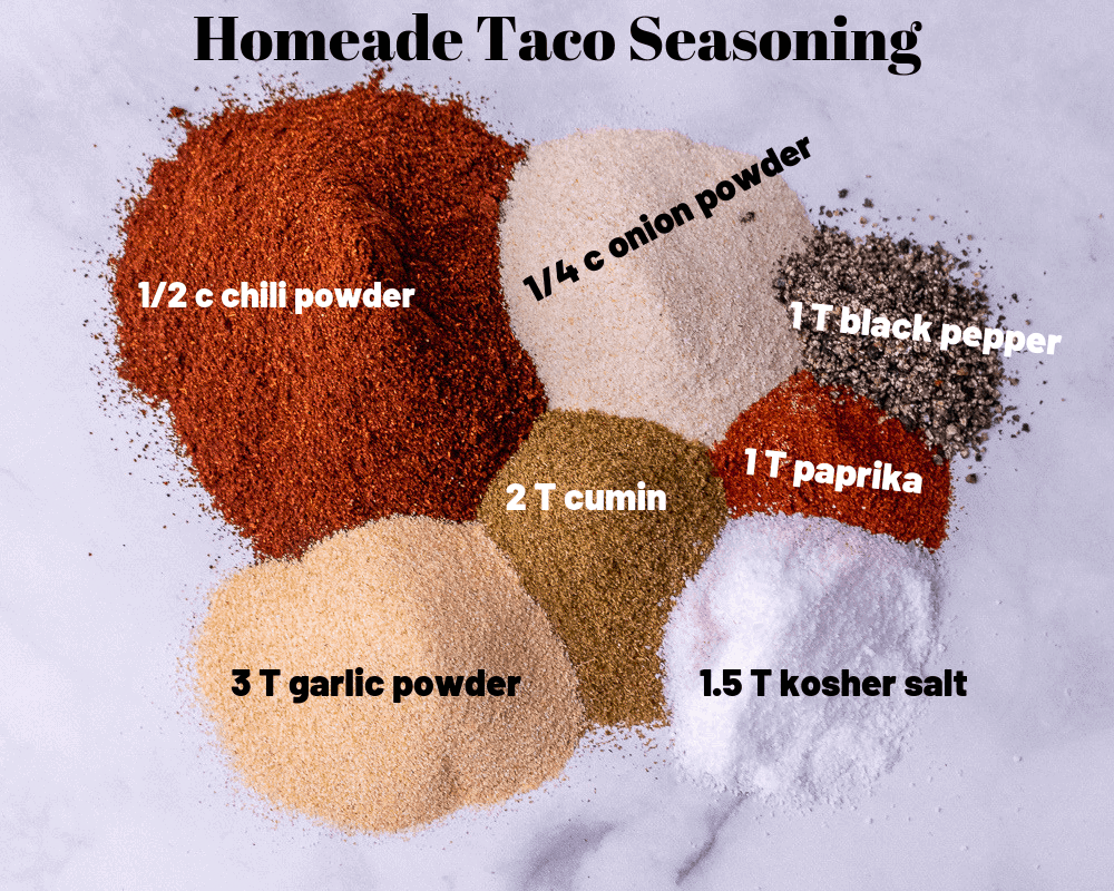 Taco seasoning without outlet chili powder