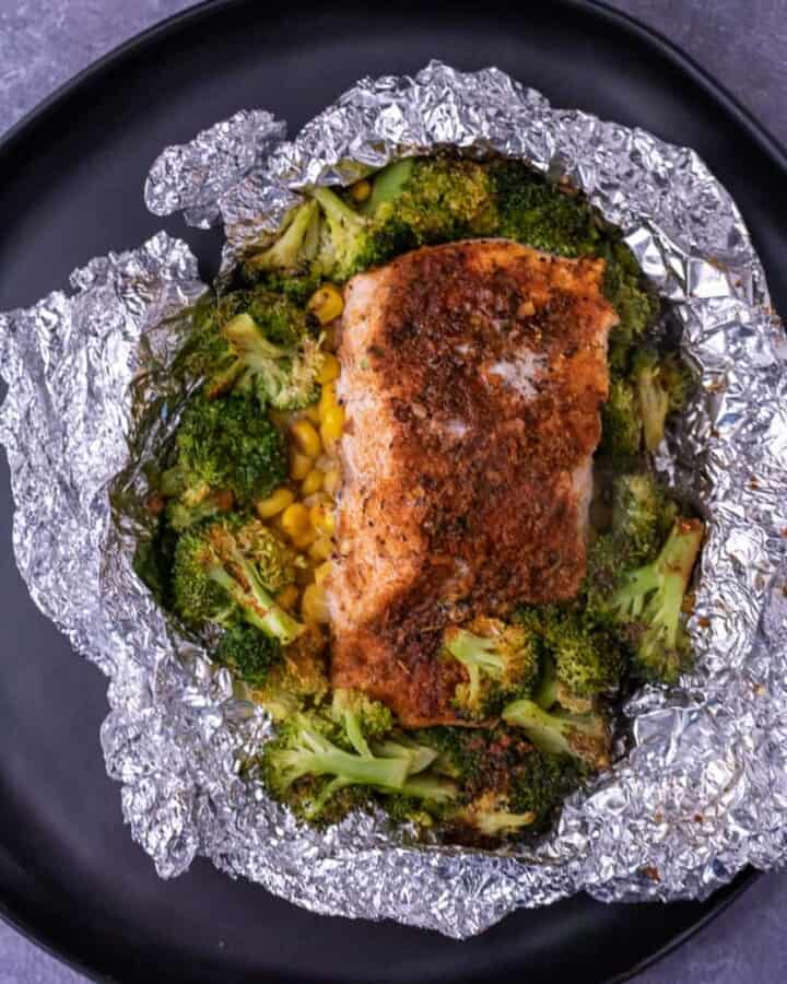 Air Fryer Cajun Salmon Foil Packets - Smack Of Flavor