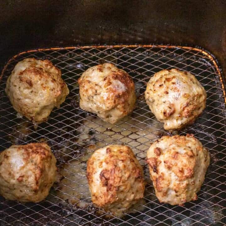 Air Fryer Greek Chicken Meatballs Smack Of Flavor
