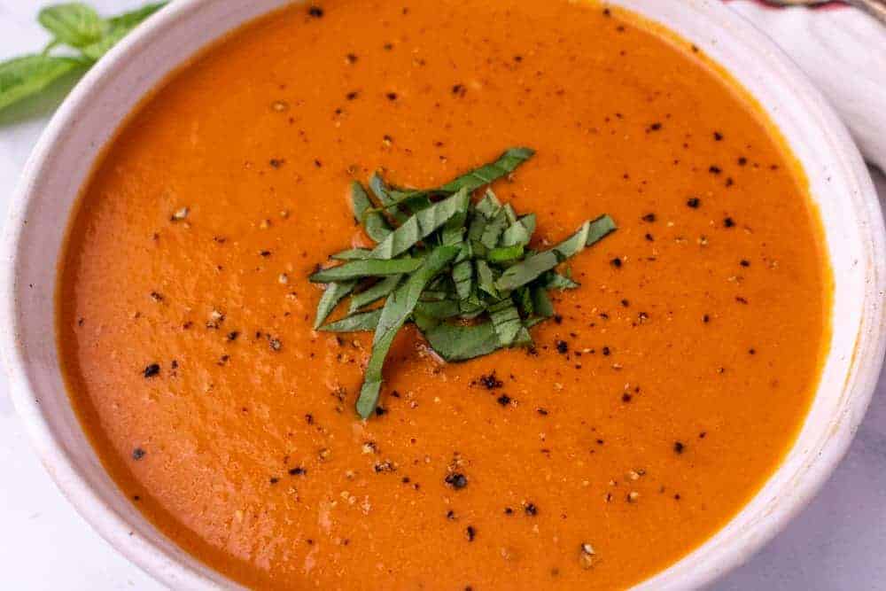 Creamy Tomato Bisque - Smack Of Flavor